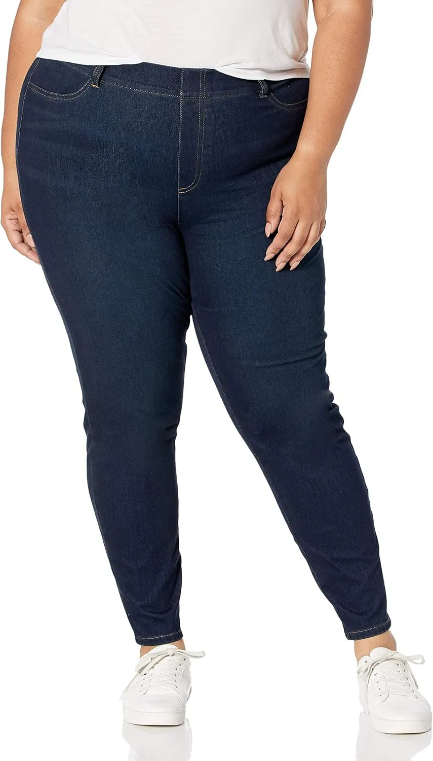 Amazon Essentials Women's Pull-On Stretchy Knit Jegging (Available in Plus Size)