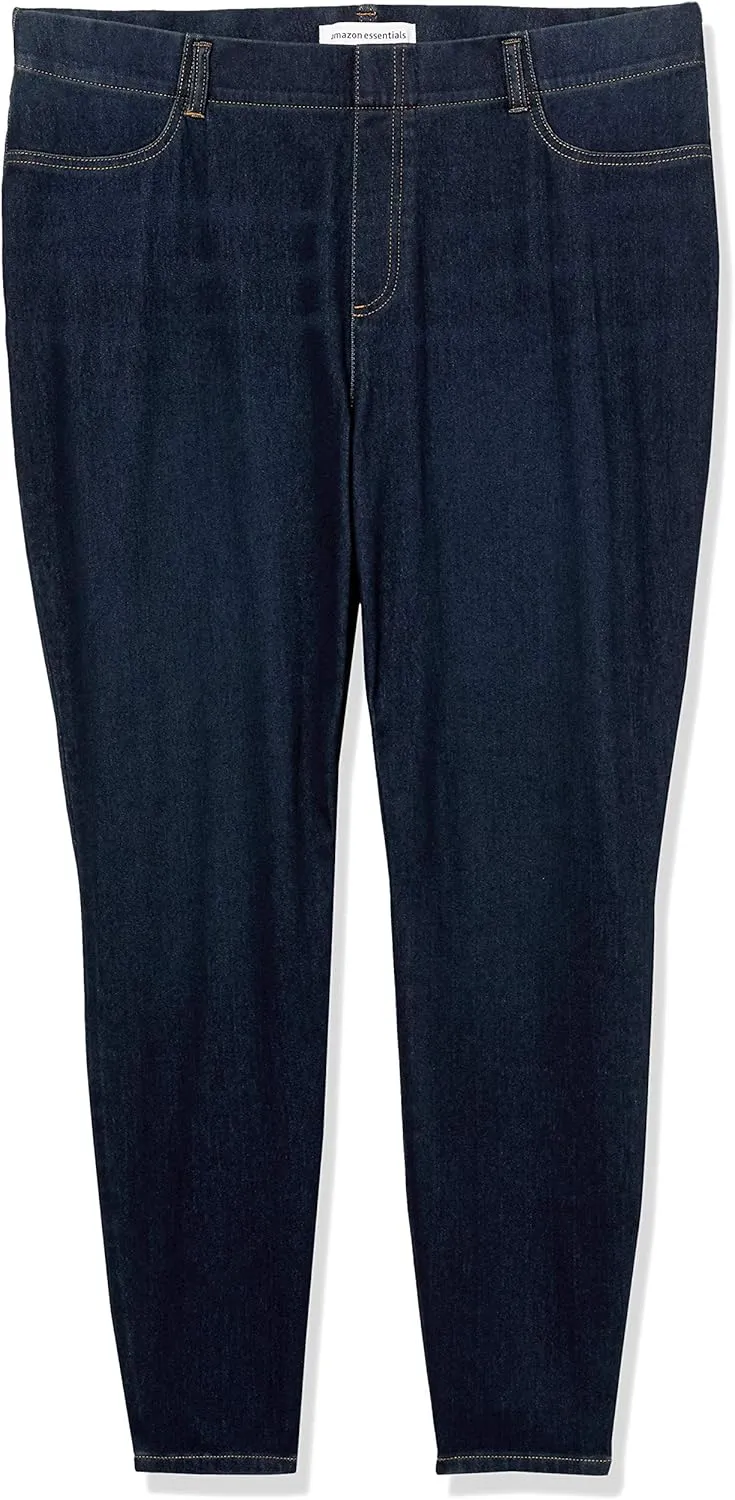 Amazon Essentials Women's Pull-On Stretchy Knit Jegging (Available in Plus Size)