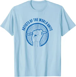 Artists of the World Unite sketch and draw T-Shirt