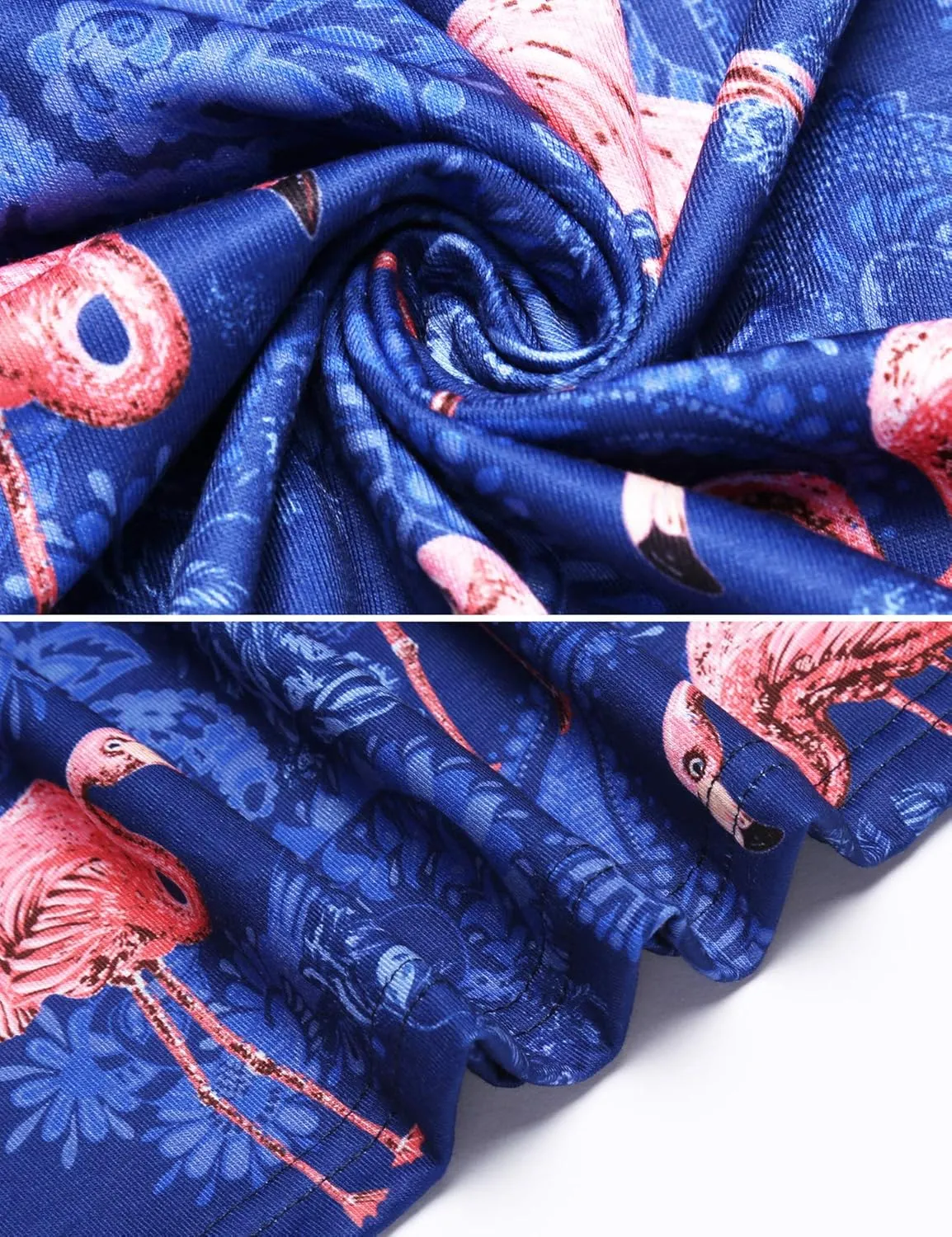 Daupanzees Men's Paisley Casual Short Sleeve Floral Print Jersey Polo Shirt