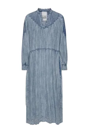 Helka Dress in Indigo