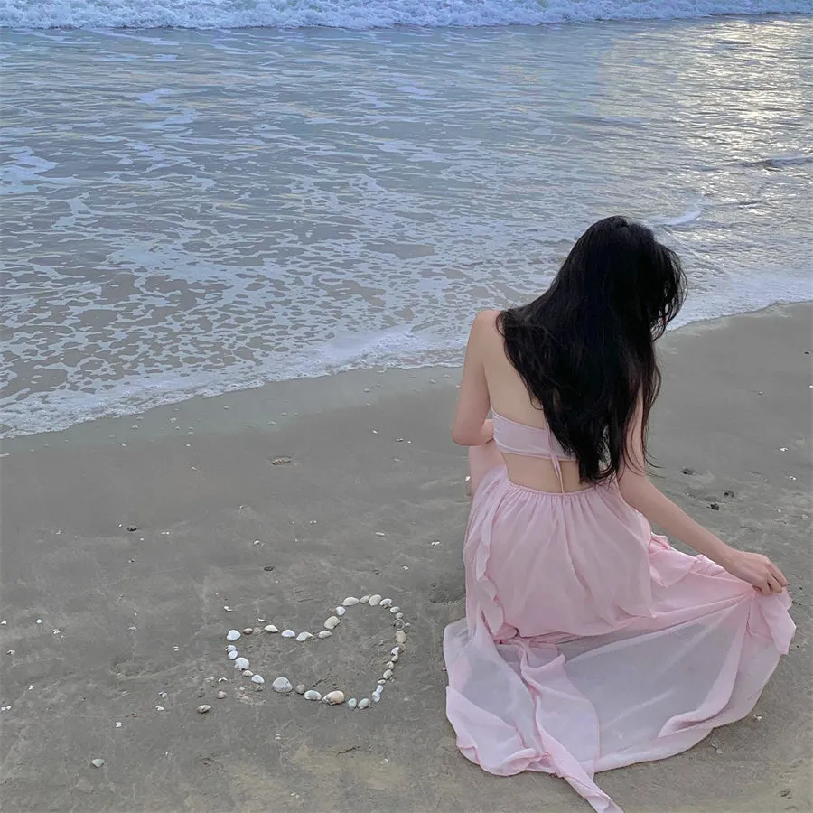 Pink Ruffled Fairy Dress