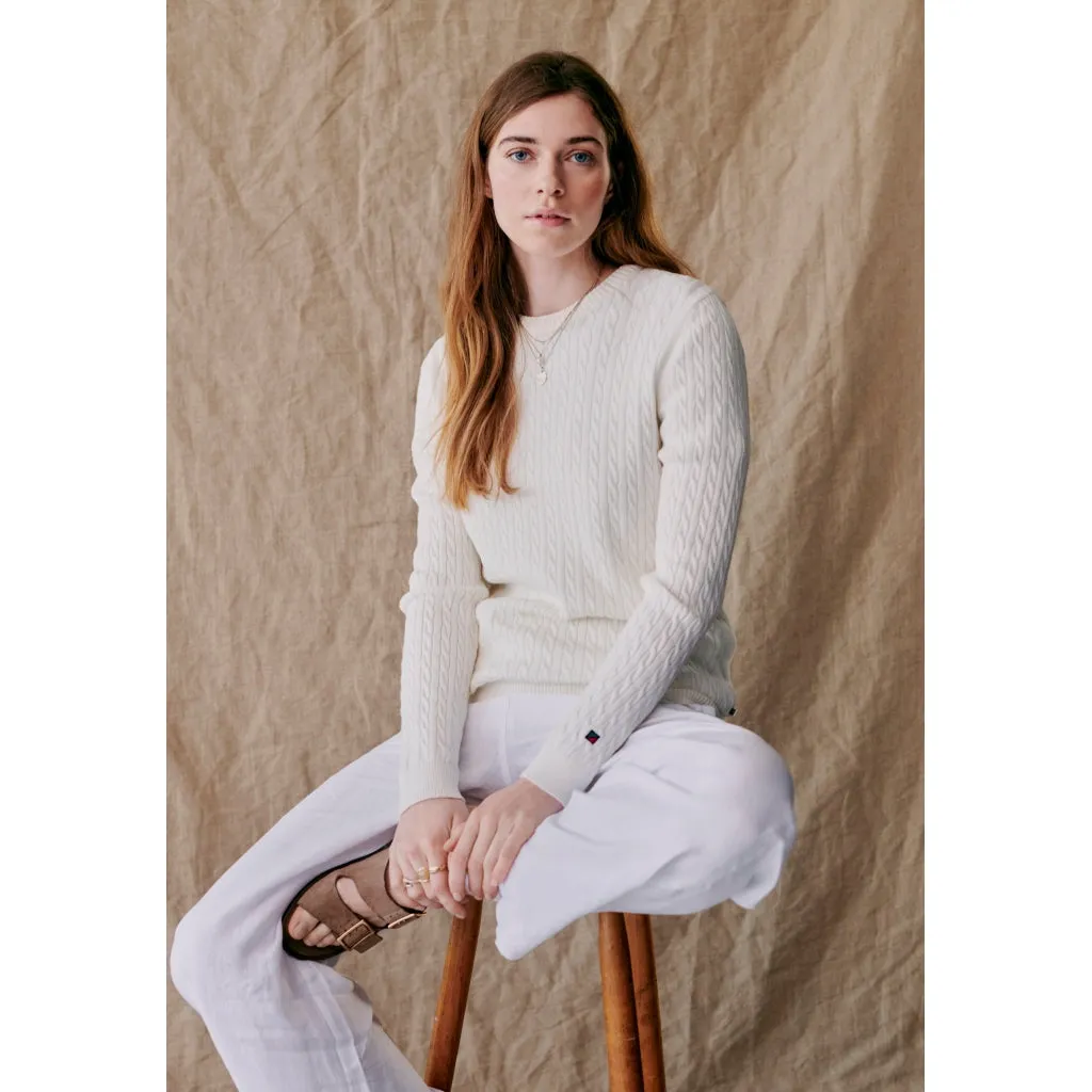 Simone Cable Knit - Off White