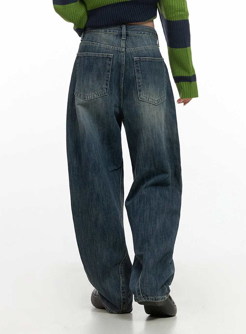 Tatum Washed Wide Jeans CS430