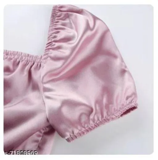 Whitewhale Latest Stylish Trendy New Fashionable Satin Softy Top