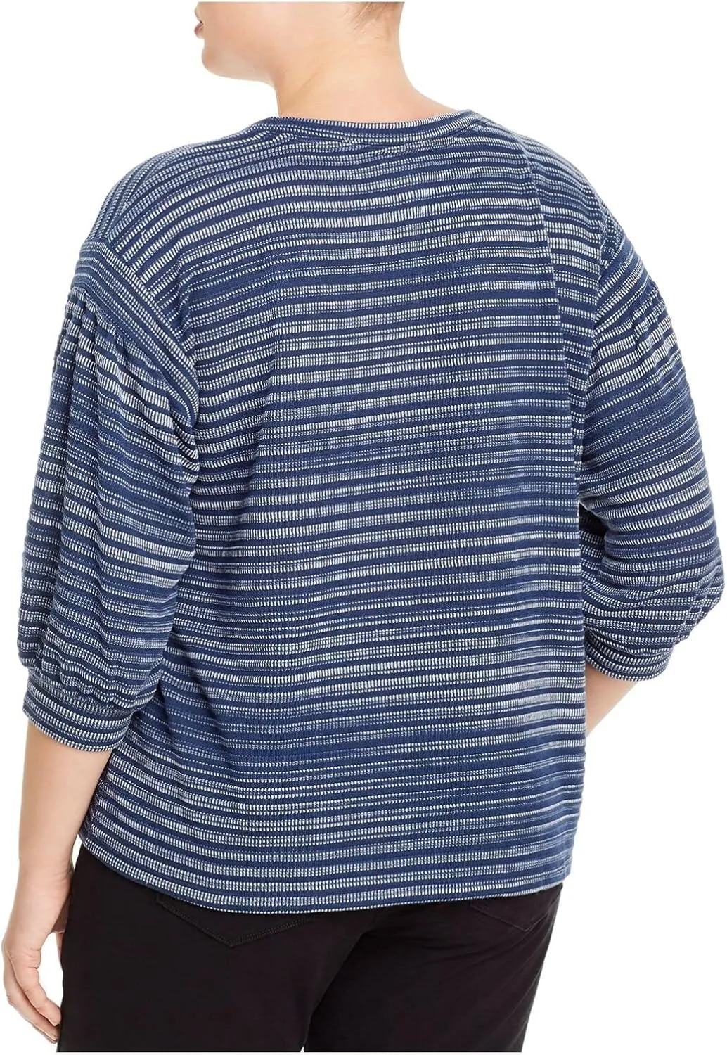 Womens Balloon Sleeves Knit Top