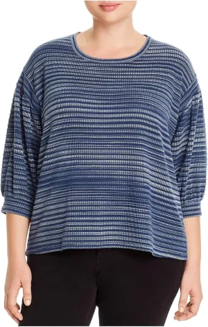 Womens Balloon Sleeves Knit Top